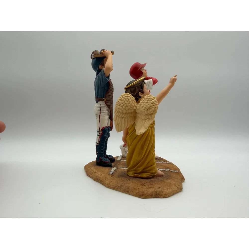 Demdaco Prayers & Promises Think Big Baseball Figurine Bill Stross 2002 Angels